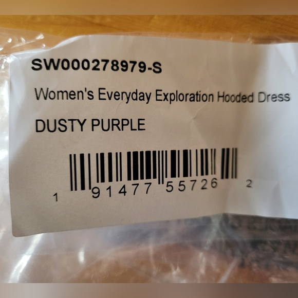 Smartwool. Dusty purple merino blend sleeveless hooded tunic / sweater (S) - Picture 7 of 7